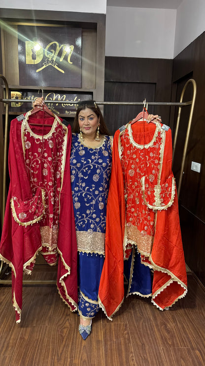 Aafreen Pure Crepe Farshi Salwar Suit