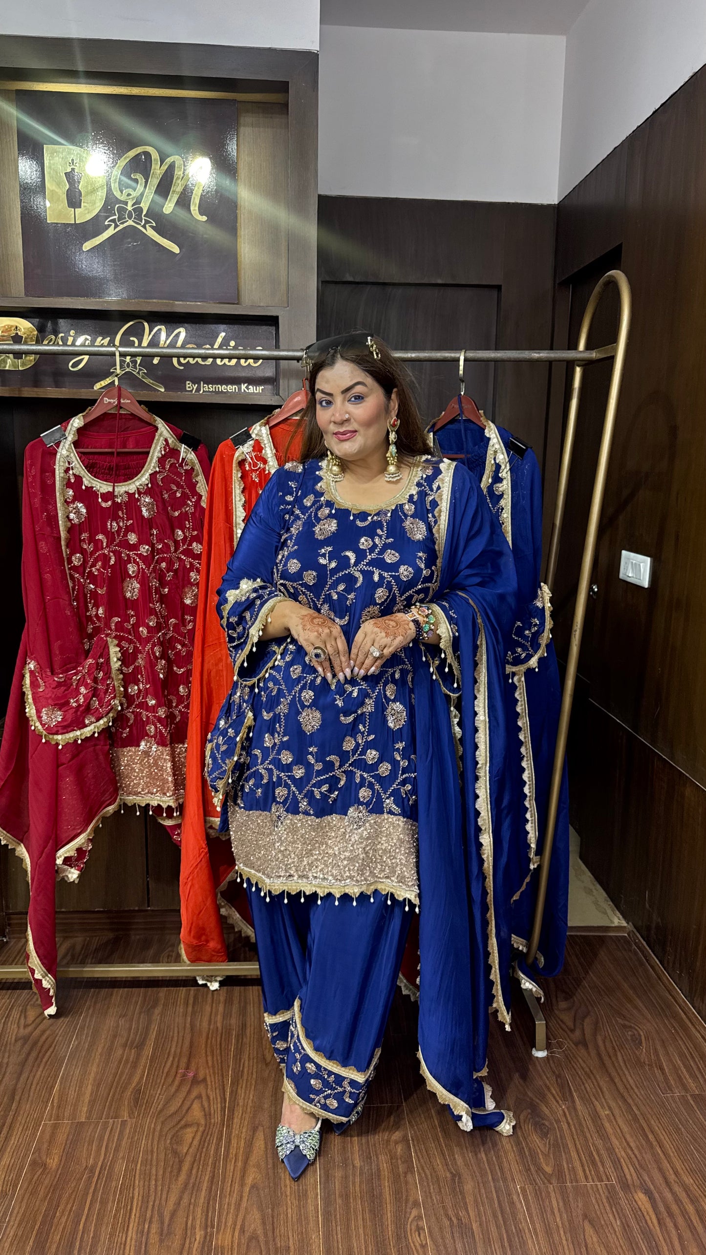 Aafreen Pure Crepe Farshi Salwar Suit