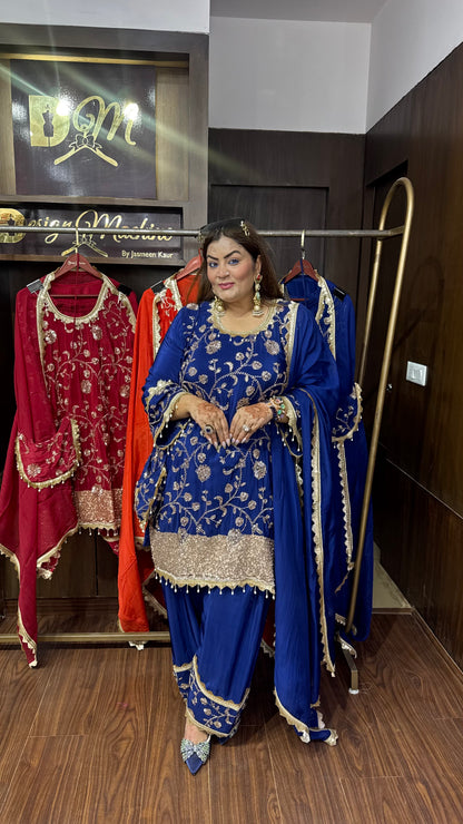 Aafreen Pure Crepe Farshi Salwar Suit