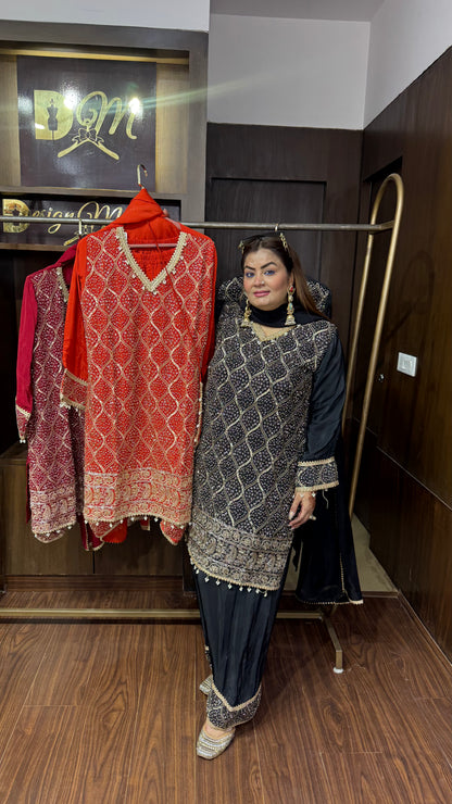 Elara Pure Crepe Farshi Salwar Suit