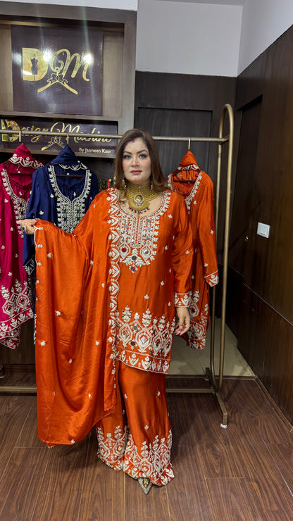 Aurelina Pure Chunon Sharara Suit