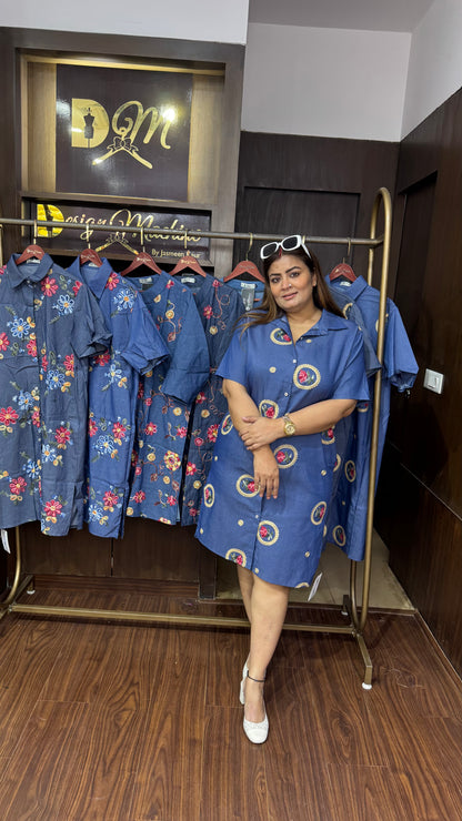 Vireona (Denim Dress)