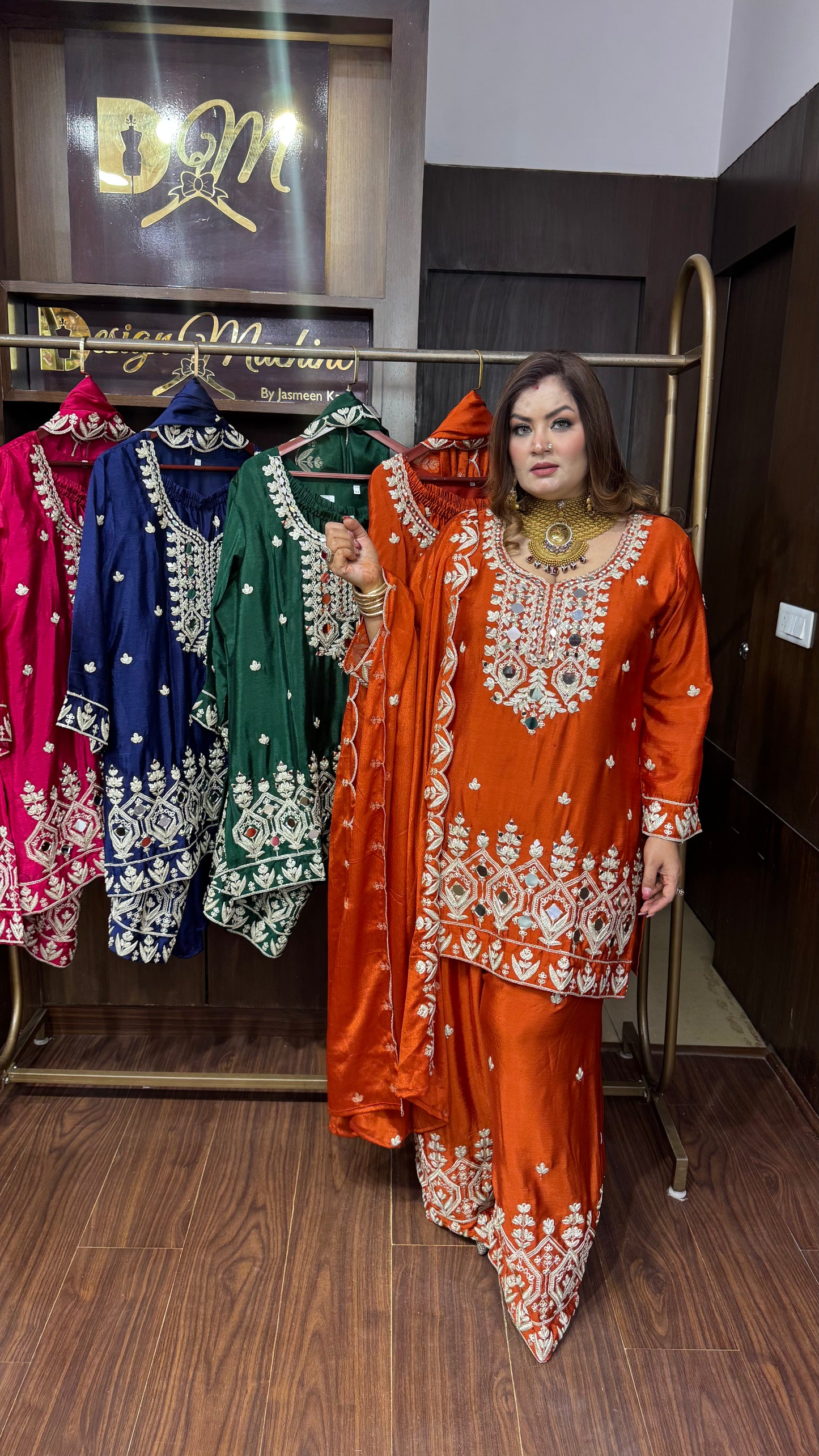 Aurelina Pure Chunon Sharara Suit