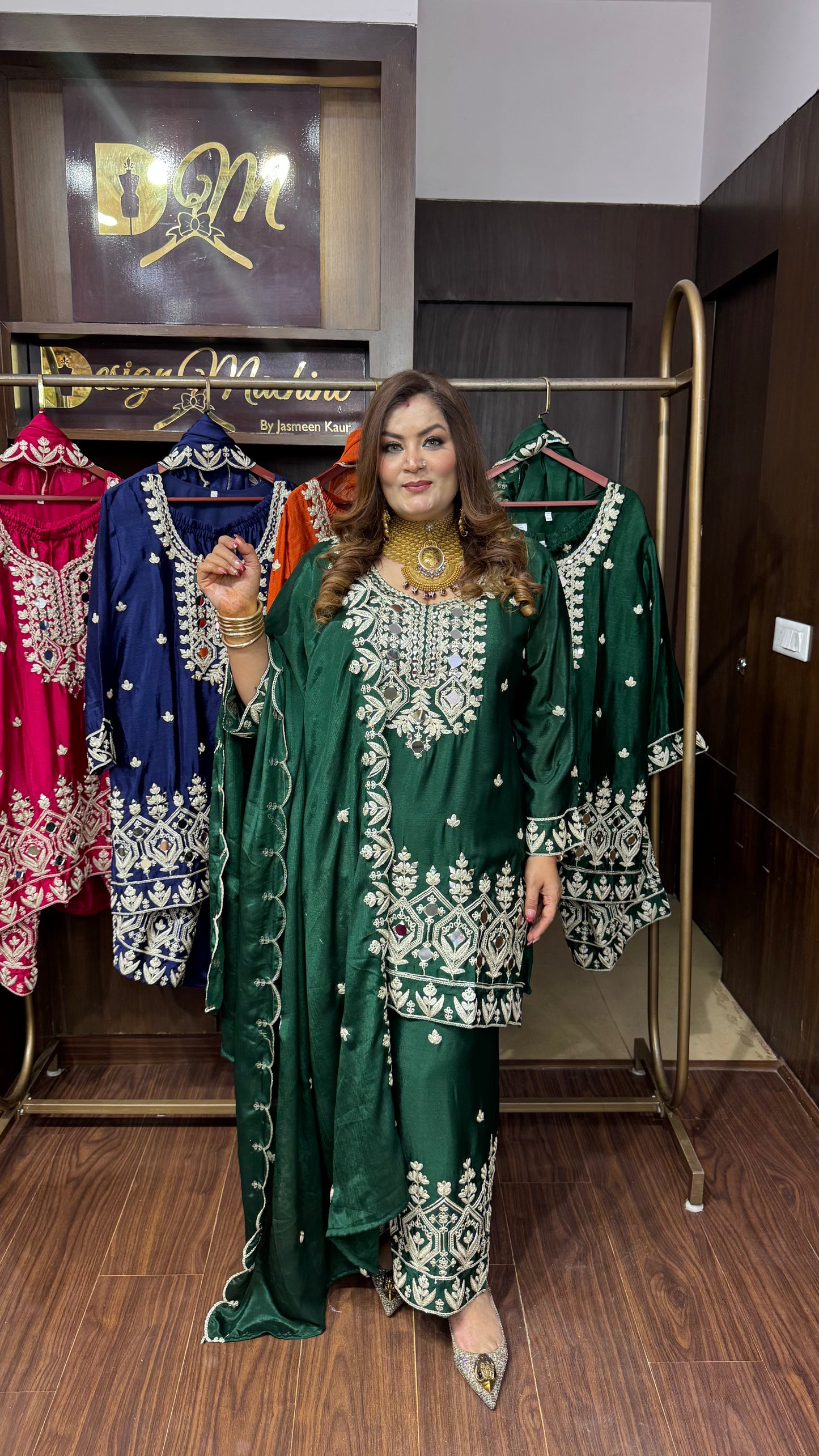 Aurelina Pure Chunon Sharara Suit