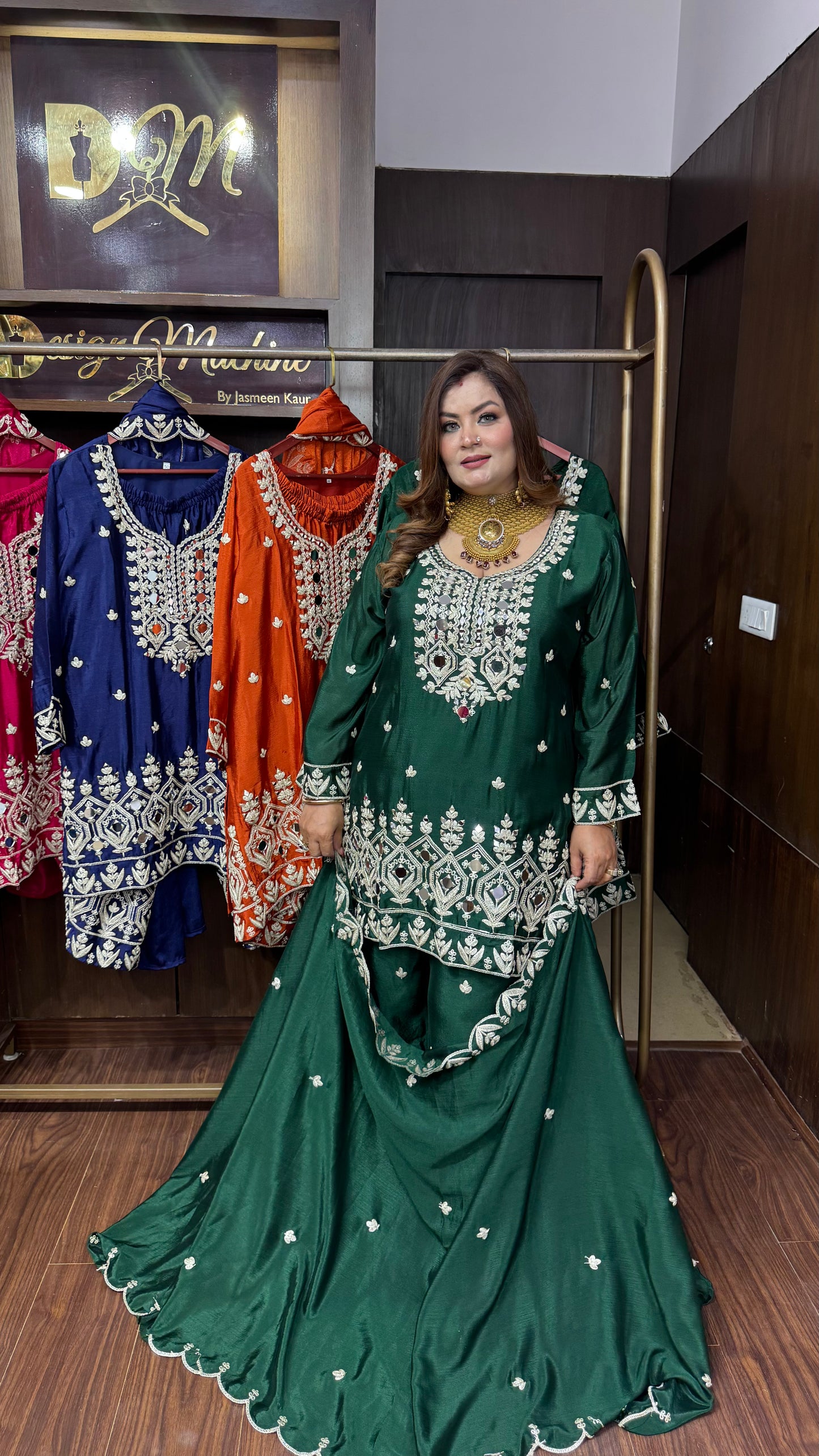 Aurelina Pure Chunon Sharara Suit
