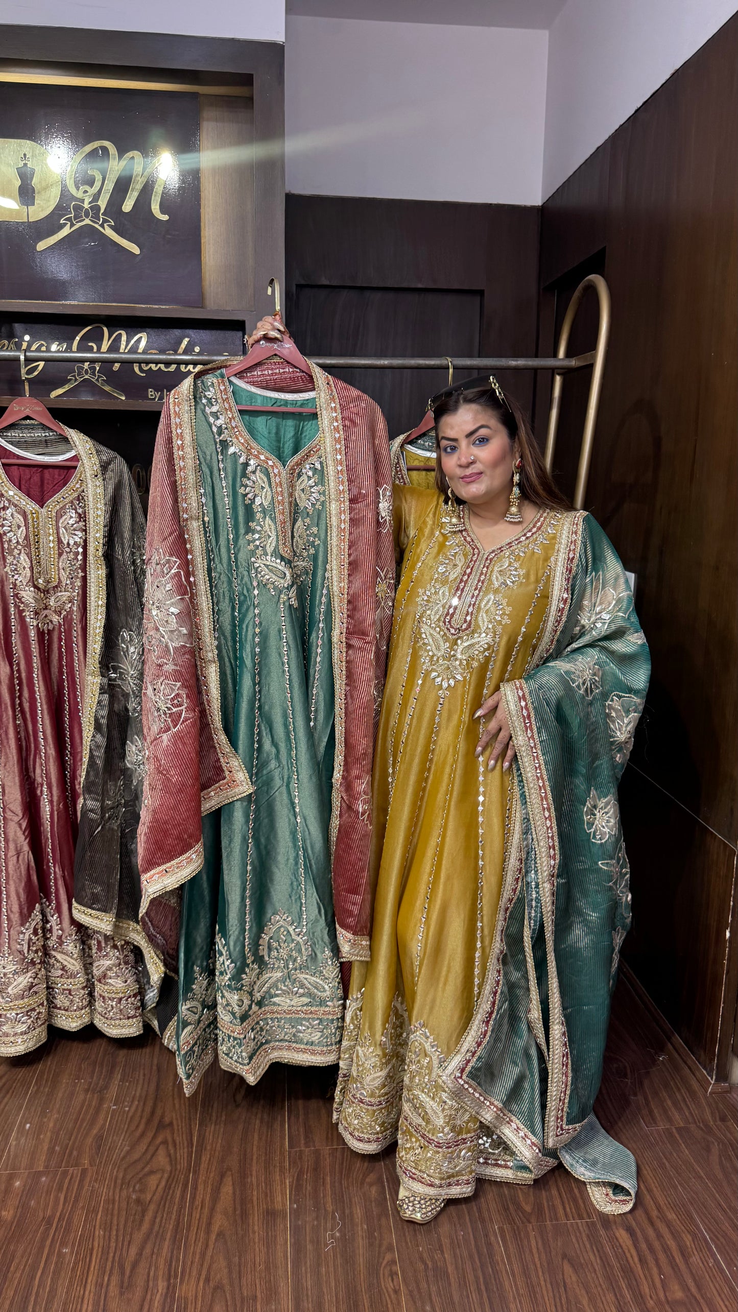 Arohi Pure Chunon Anarkali Suit