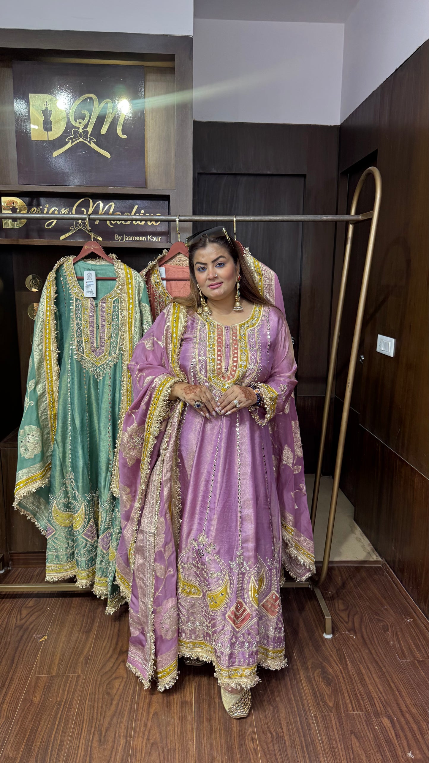 Zunaira Pure Chunon Anarkali Suit