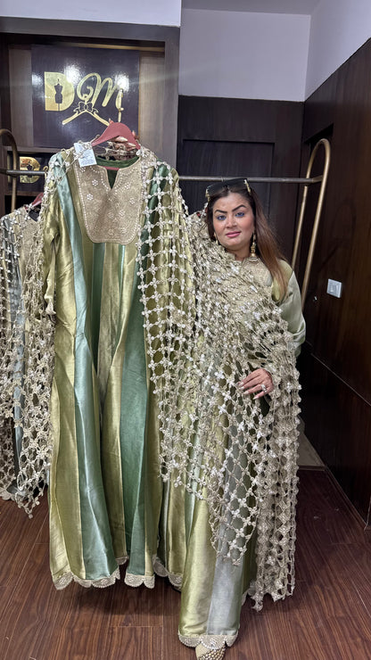 Eshaal Pure Chunon Anarkali Suit