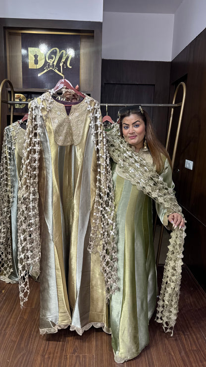 Eshaal Pure Chunon Anarkali Suit