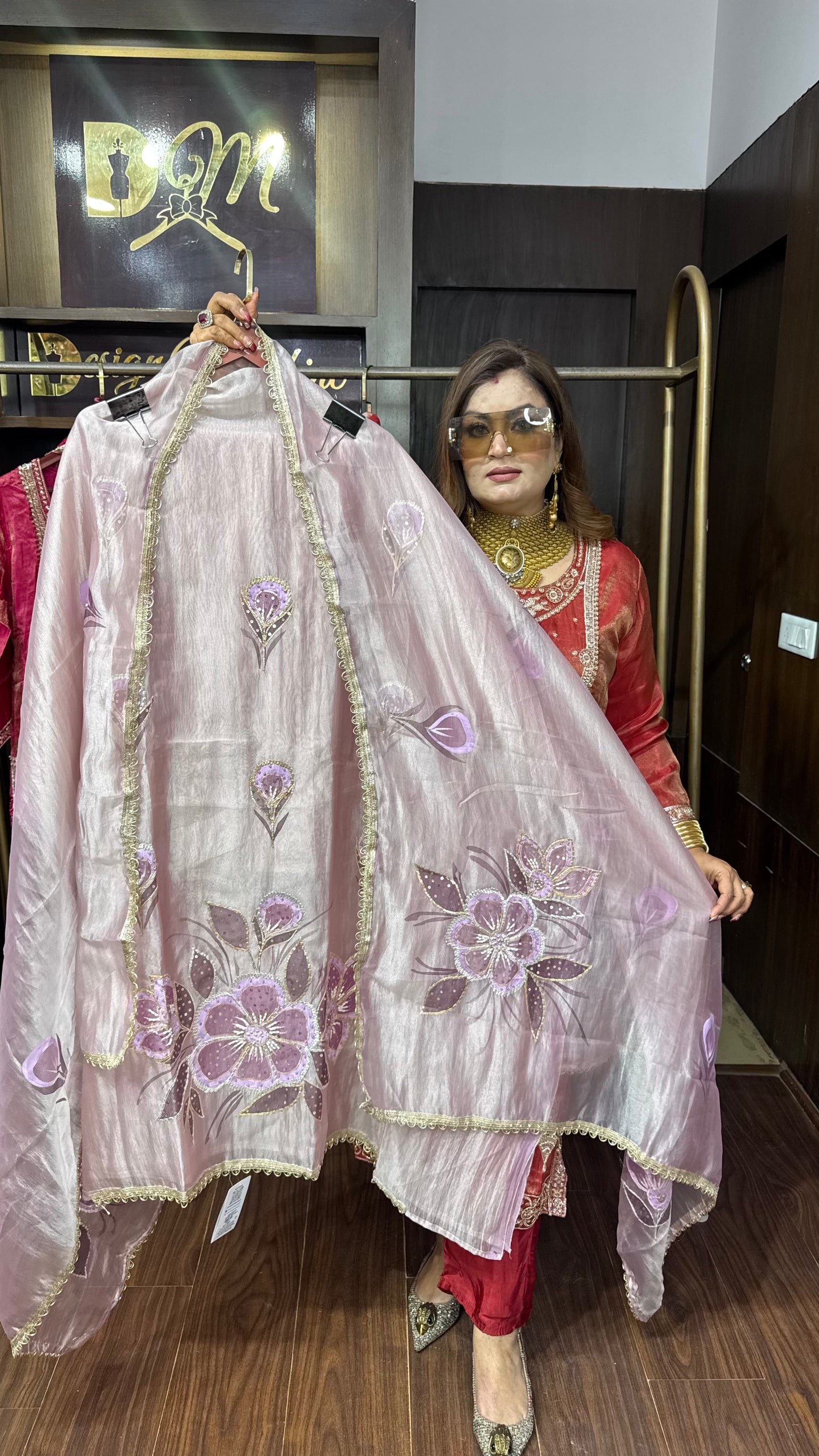 Virelle Glass Tissue Unstitched Suit