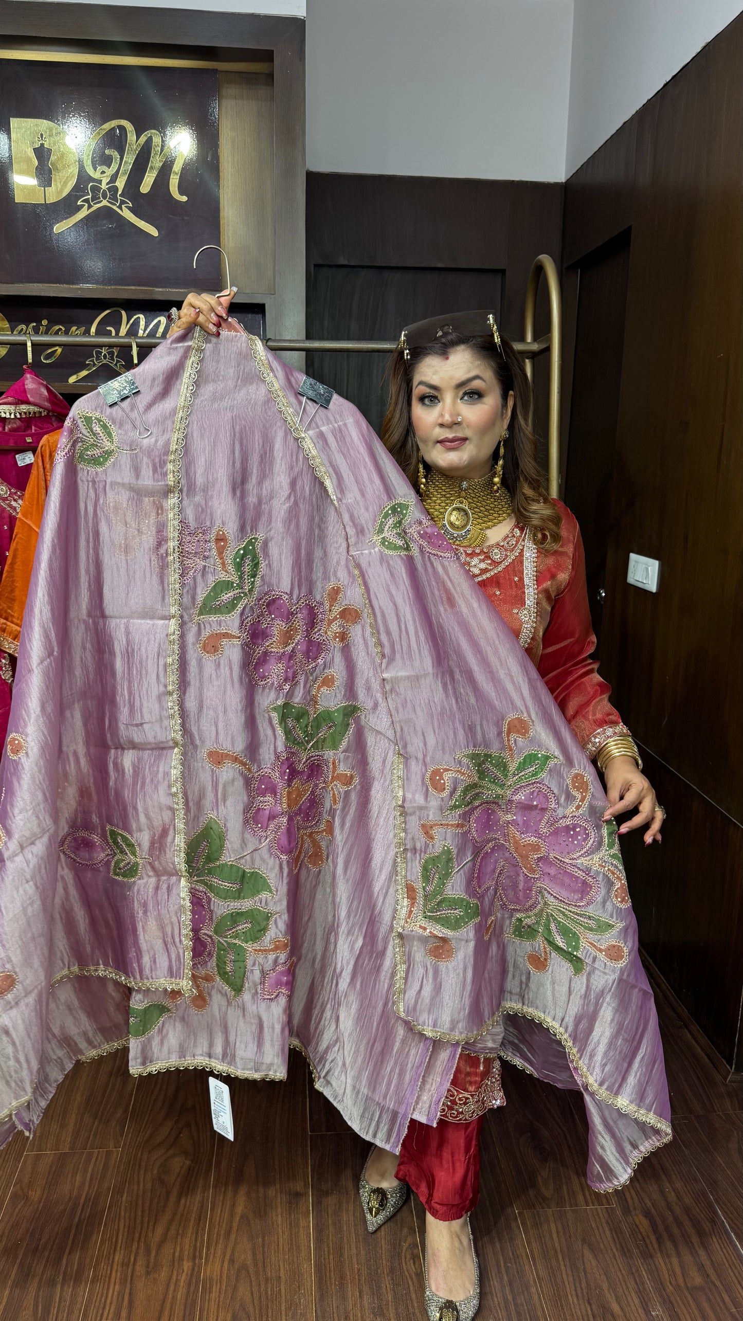 Virelle Glass Tissue Unstitched Suit
