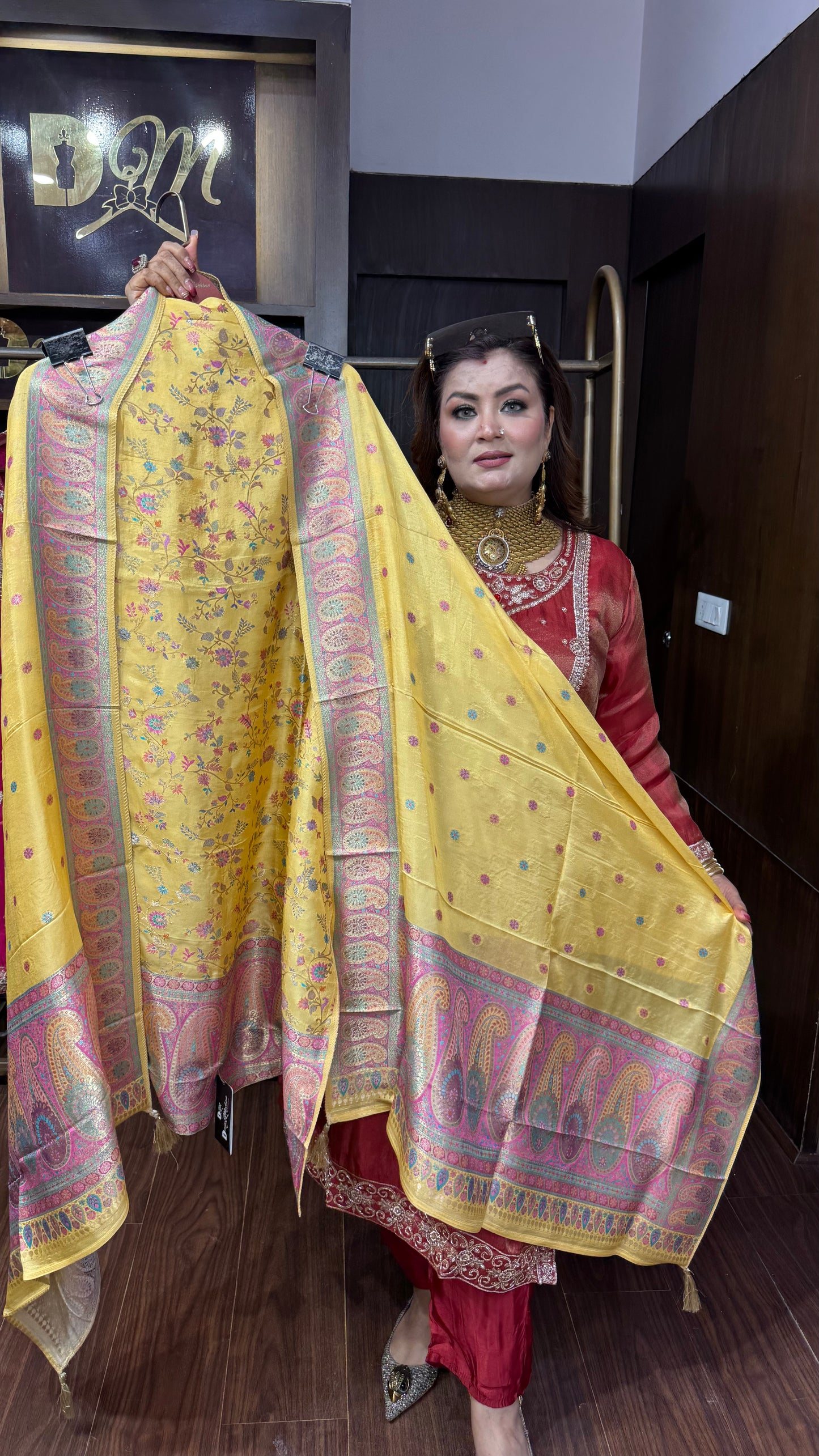 Varnika Banarasi Unstitched Suit