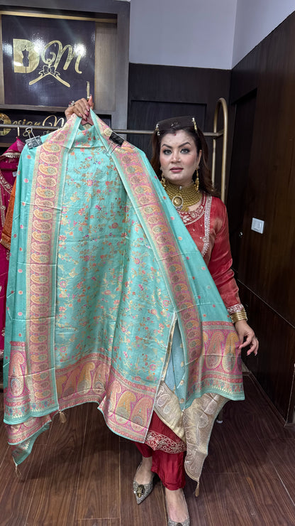 Varnika Banarasi Unstitched Suit