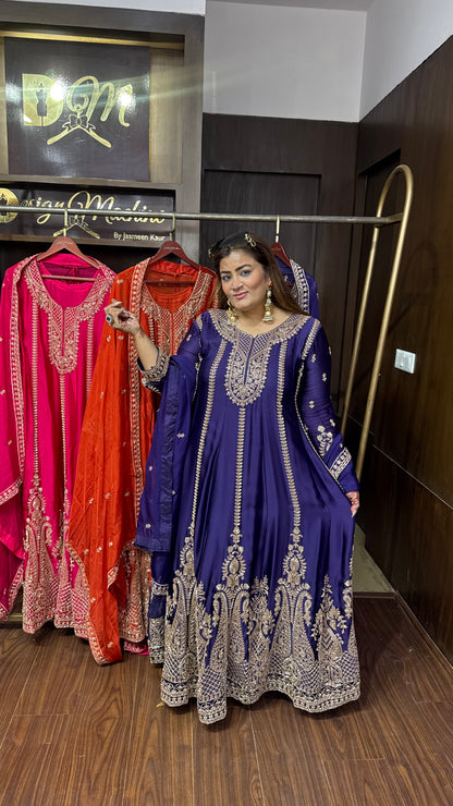 Samaira Pure Chunon Anarkali Suit
