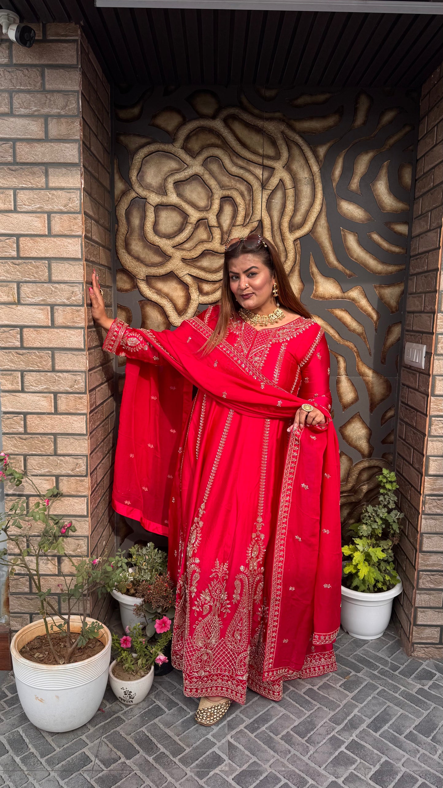 Samaira Pure Chunon Anarkali Suit