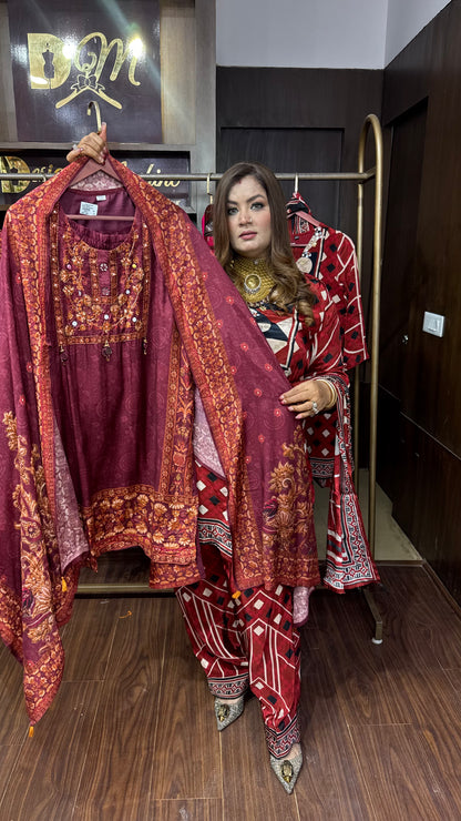 Nayelle Pure Crepe Suit