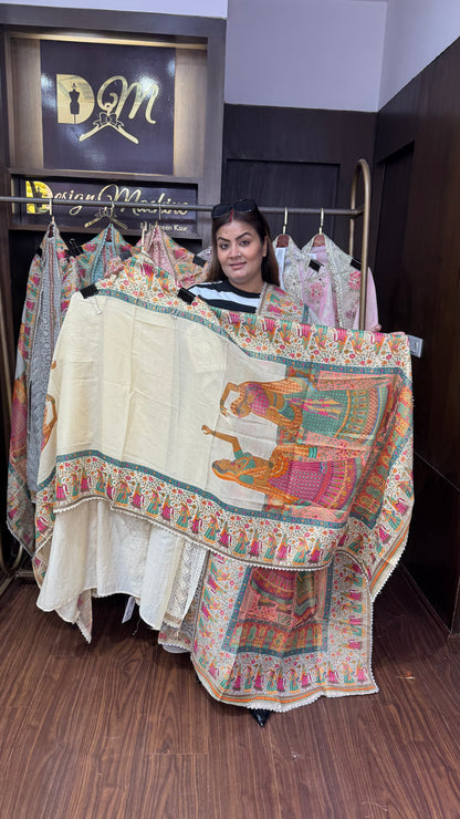 Avoriah (Malmal Cotton Unstitch Suit)