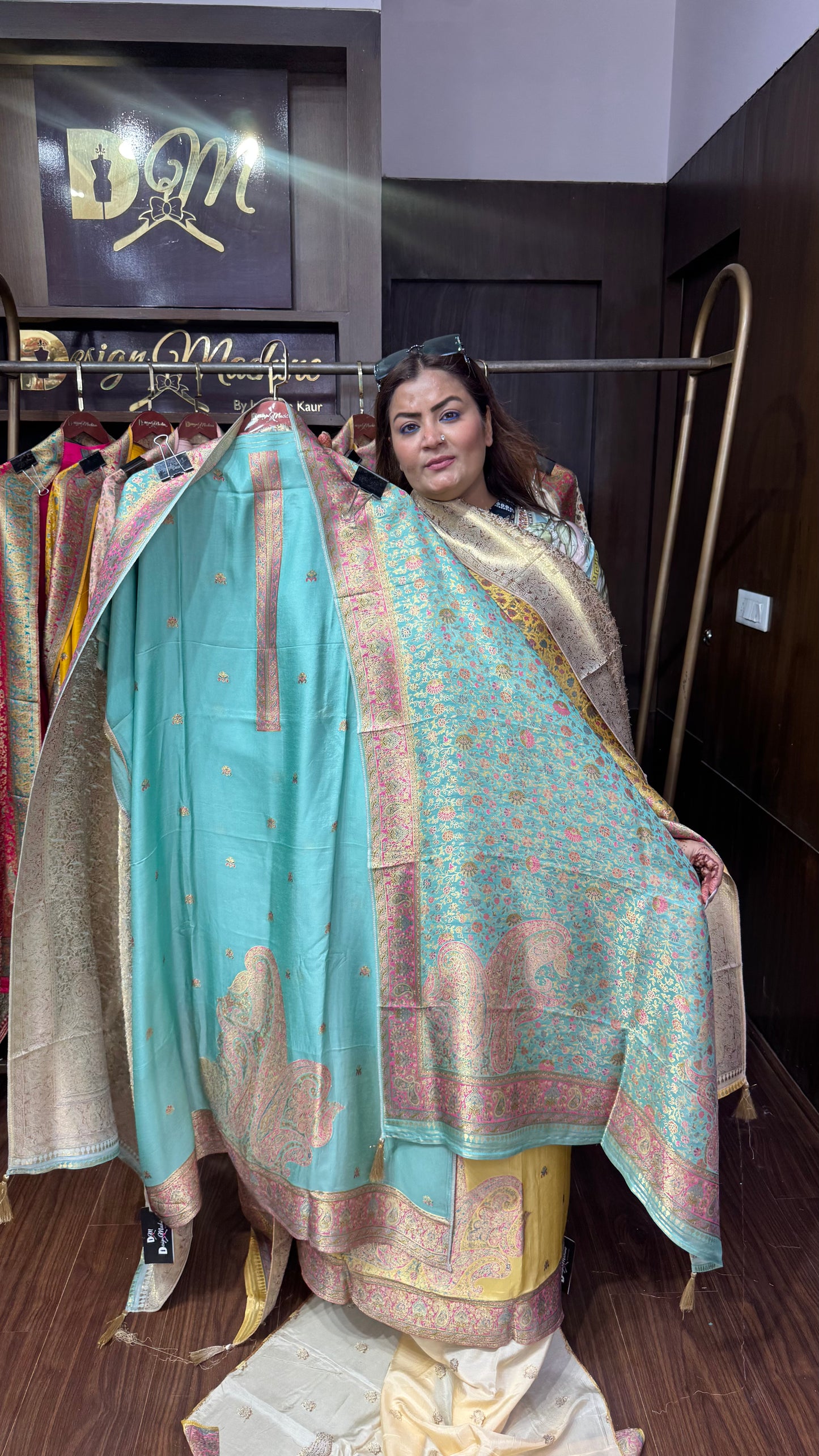 Ira Cotton Silk Unstitched Suit