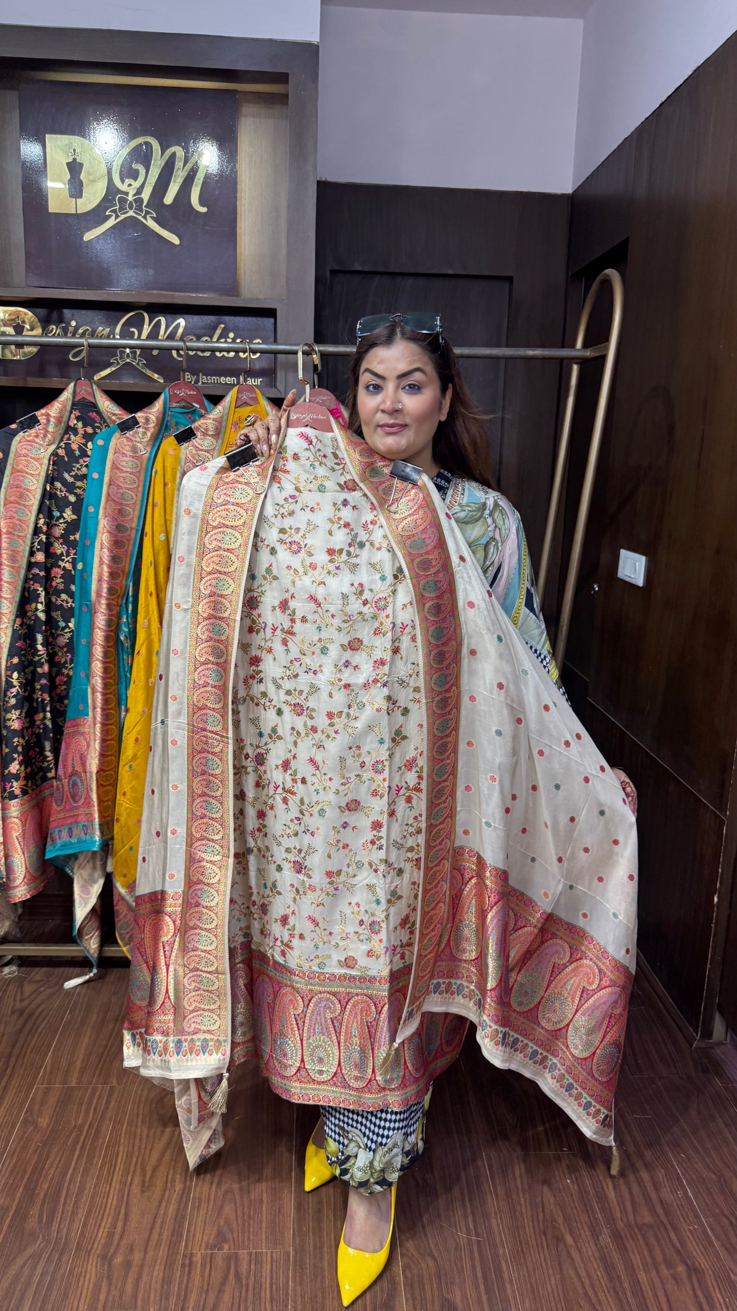 Anaya Cotton Silk Unstitched Suit