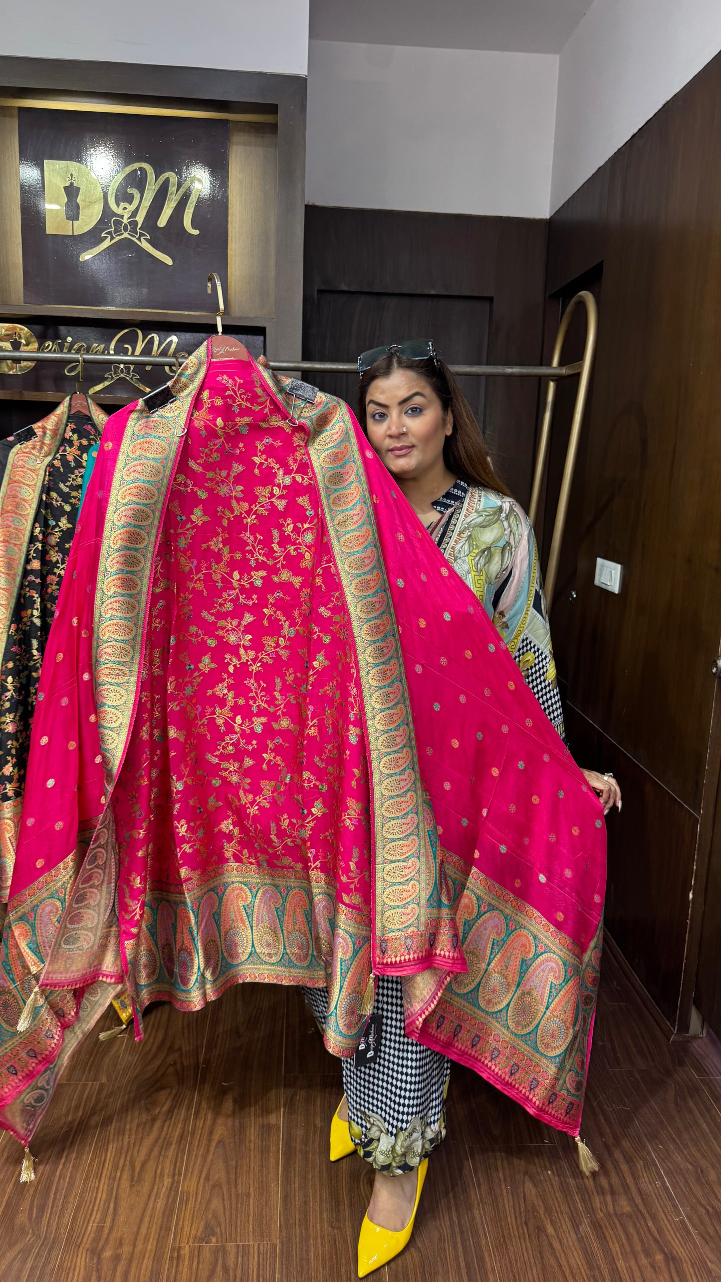 Anaya Cotton Silk Unstitched Suit