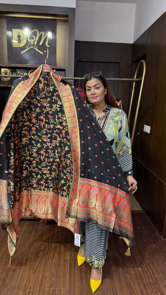 Anaya Cotton Silk Unstitched Suit