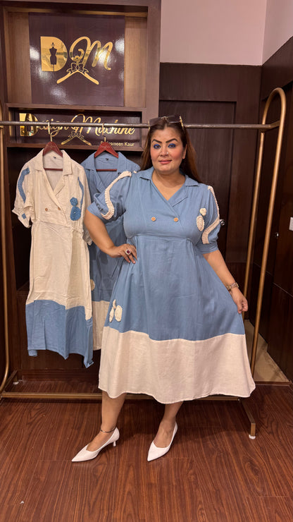 Azmira (Malmal Cotton Dress)