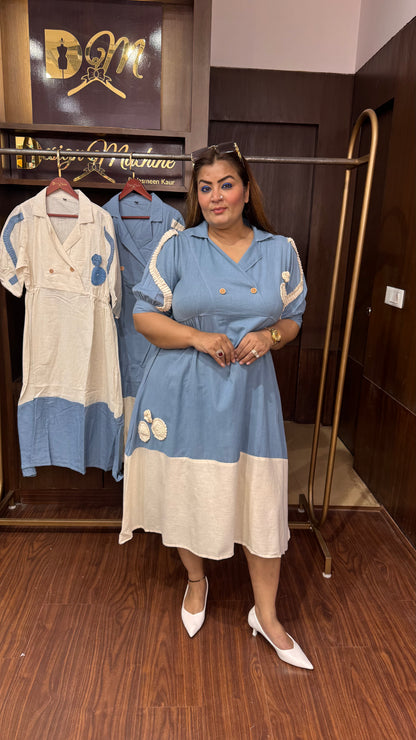 Azmira (Malmal Cotton Dress)