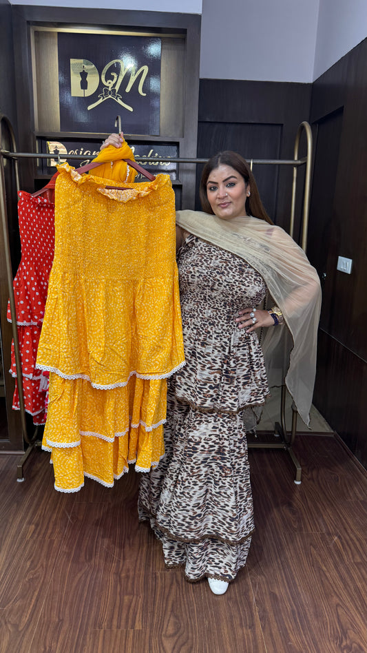 Elanza (Georgette Tube Suit)