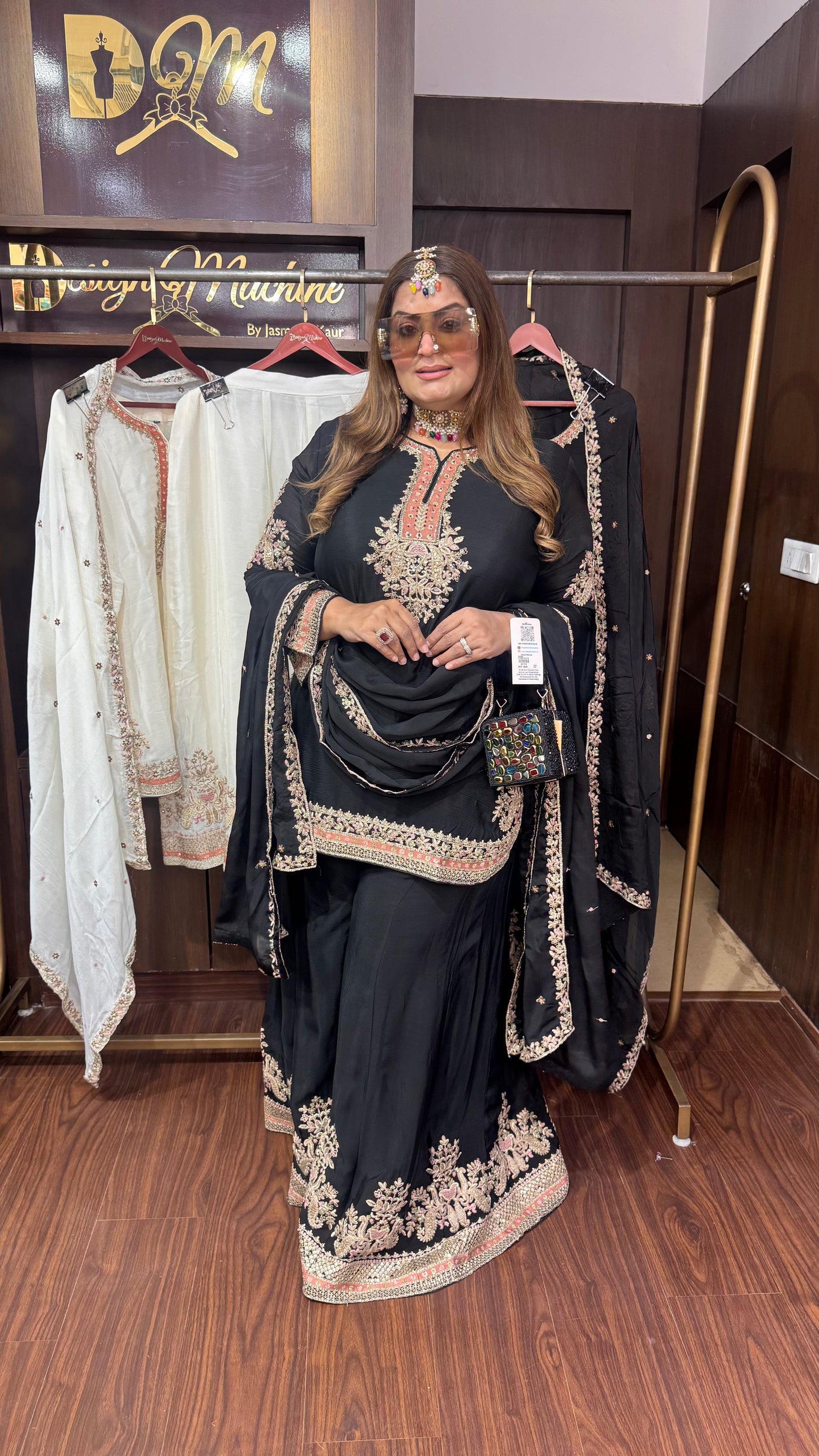 Azmira (Chinnon Crepe Garara Suit)