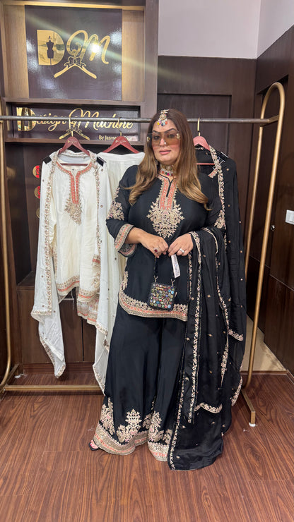 Azmira (Chinnon Crepe Garara Suit)
