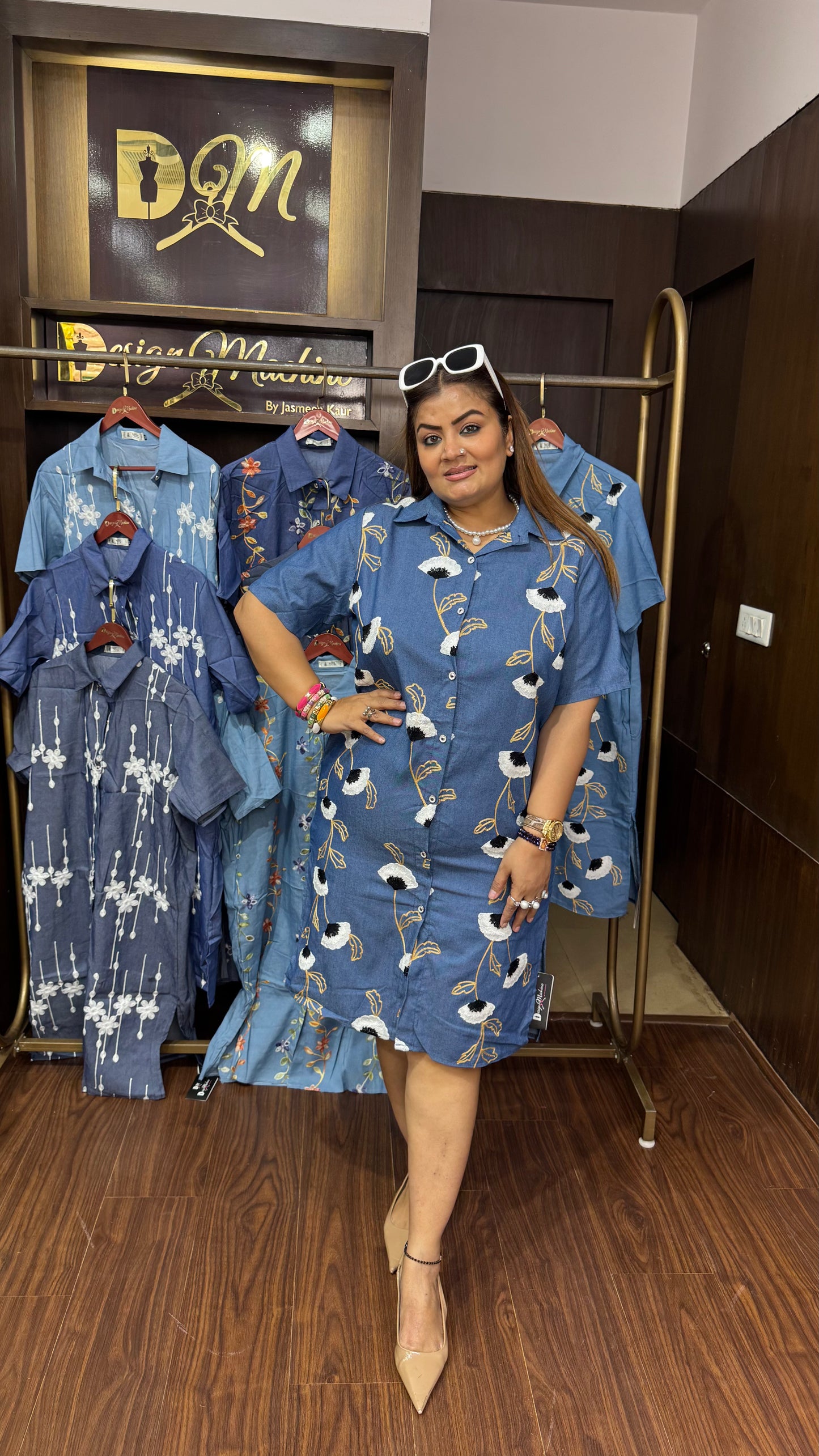 Aurina (Denim Dress)