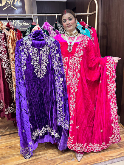 Regalia Velvet (Un-Stitched)