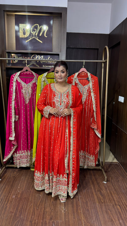 Nooré Pure Chunon Anarkali Suit