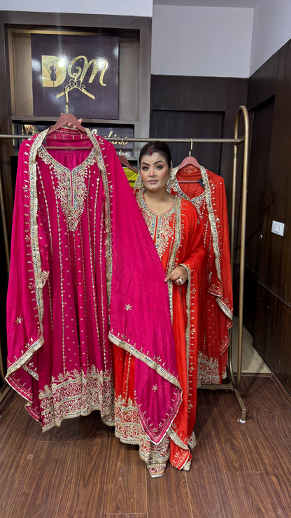 Nooré Pure Chunon Anarkali Suit