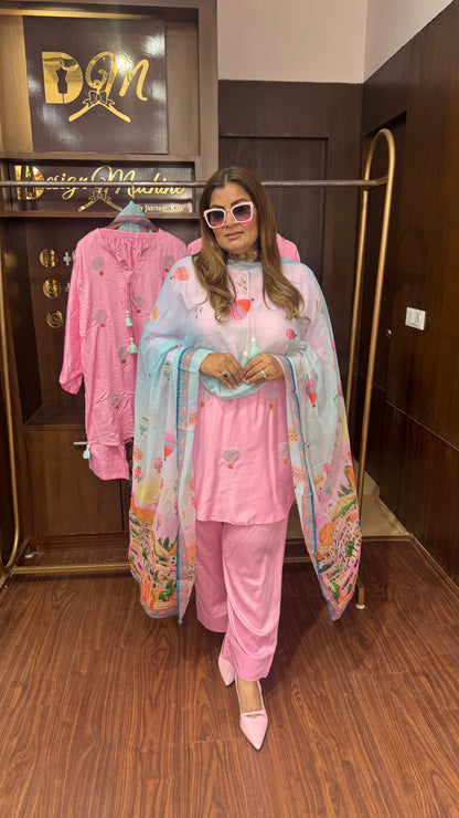 Azvella (Cotton Silk Suit)