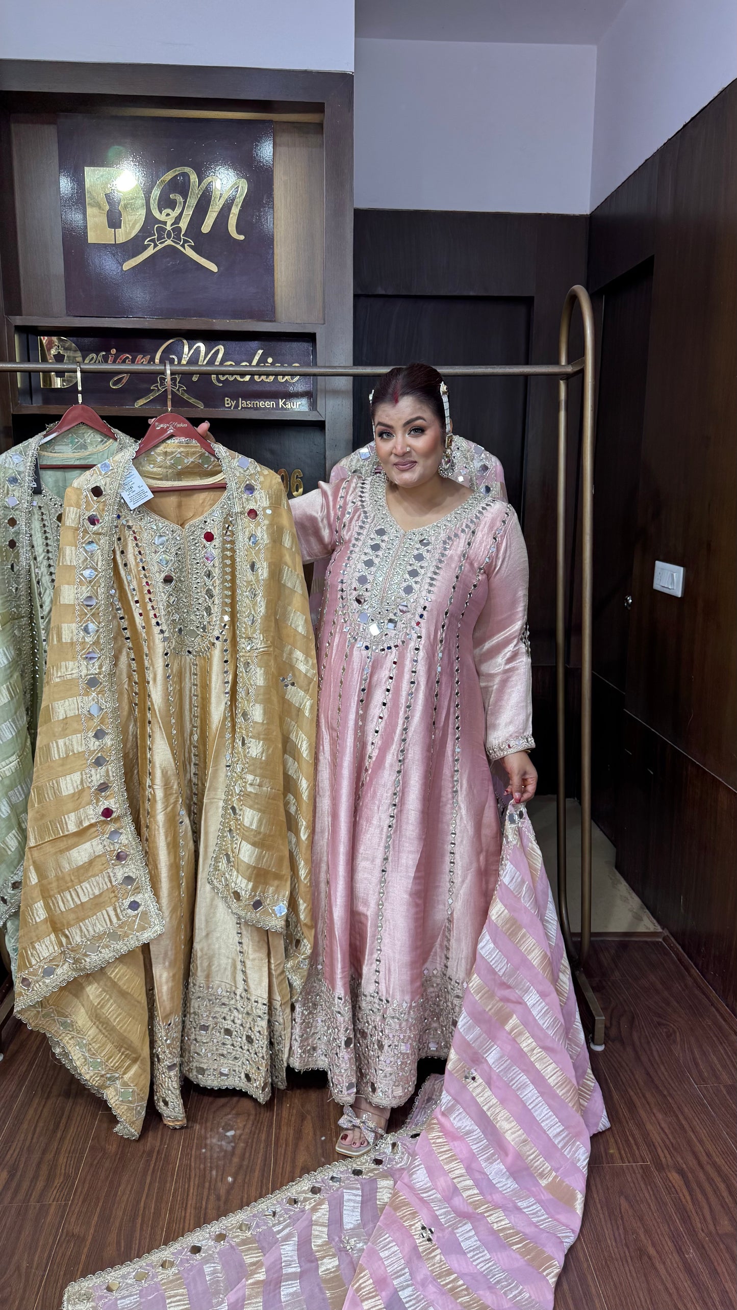 Ziyaara Ziraff Tissue Anarkali Suit