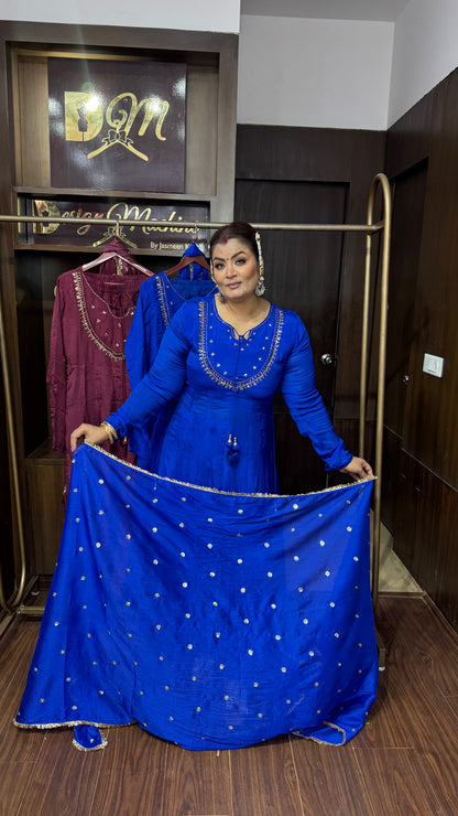 Amayra Chunon Crepe Anarkali Suit