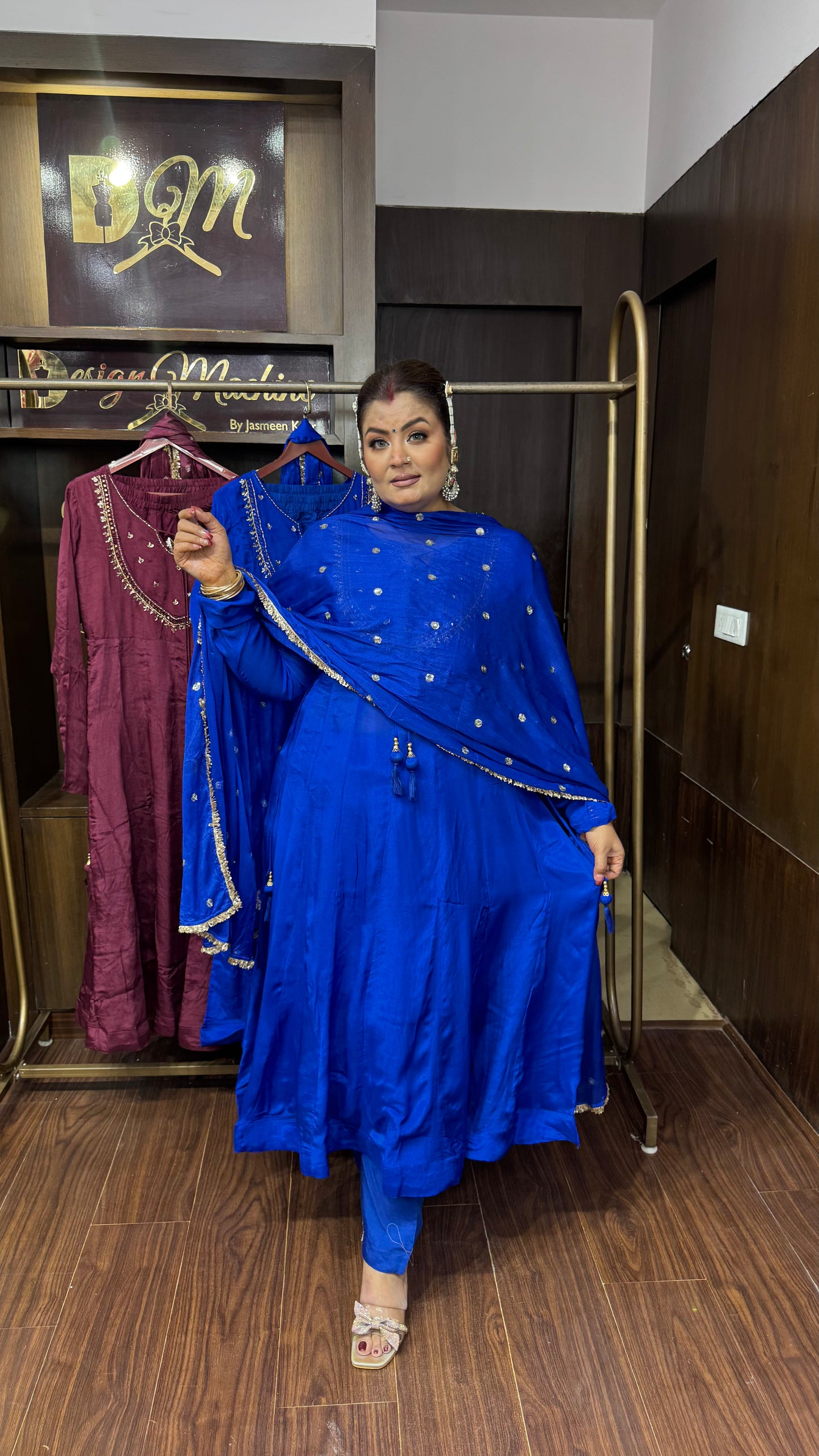 Amayra Chunon Crepe Anarkali Suit
