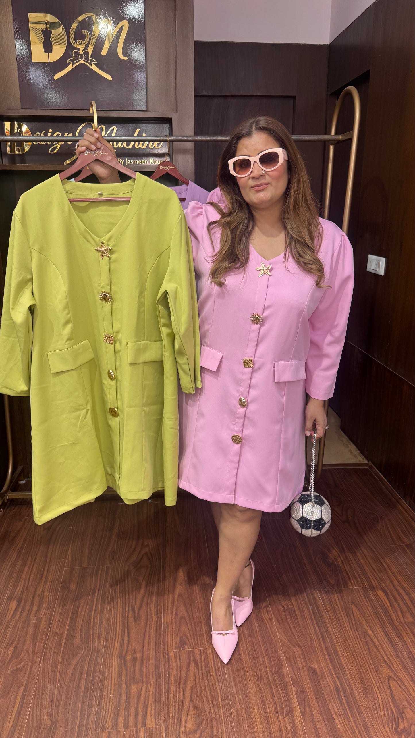 Nyzara (Banana Crepe Fabric Dress)