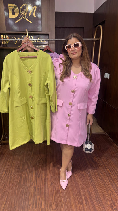 Nyzara (Banana Crepe Fabric Dress)