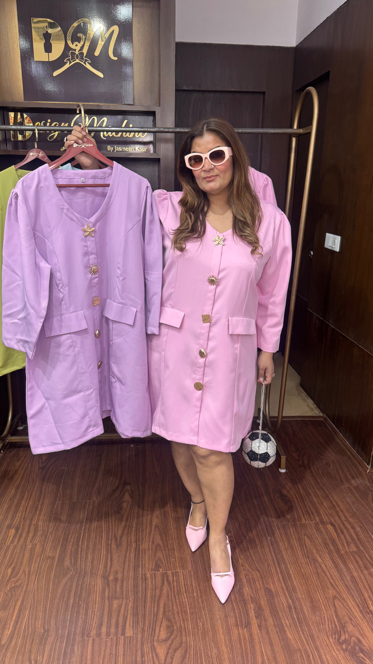 Nyzara (Banana Crepe Fabric Dress)
