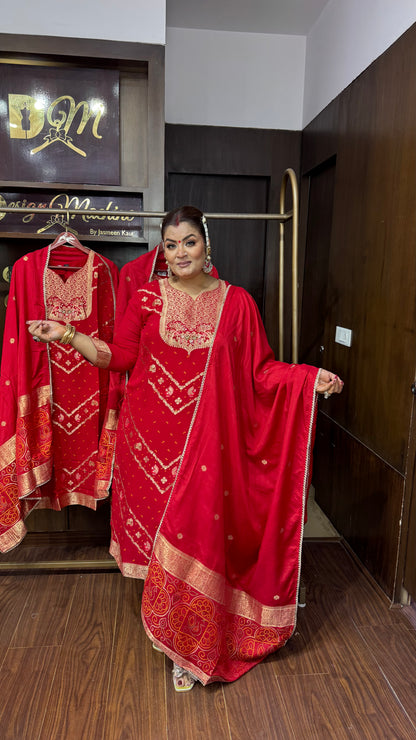 Vanya Georgette Banarasi Suit