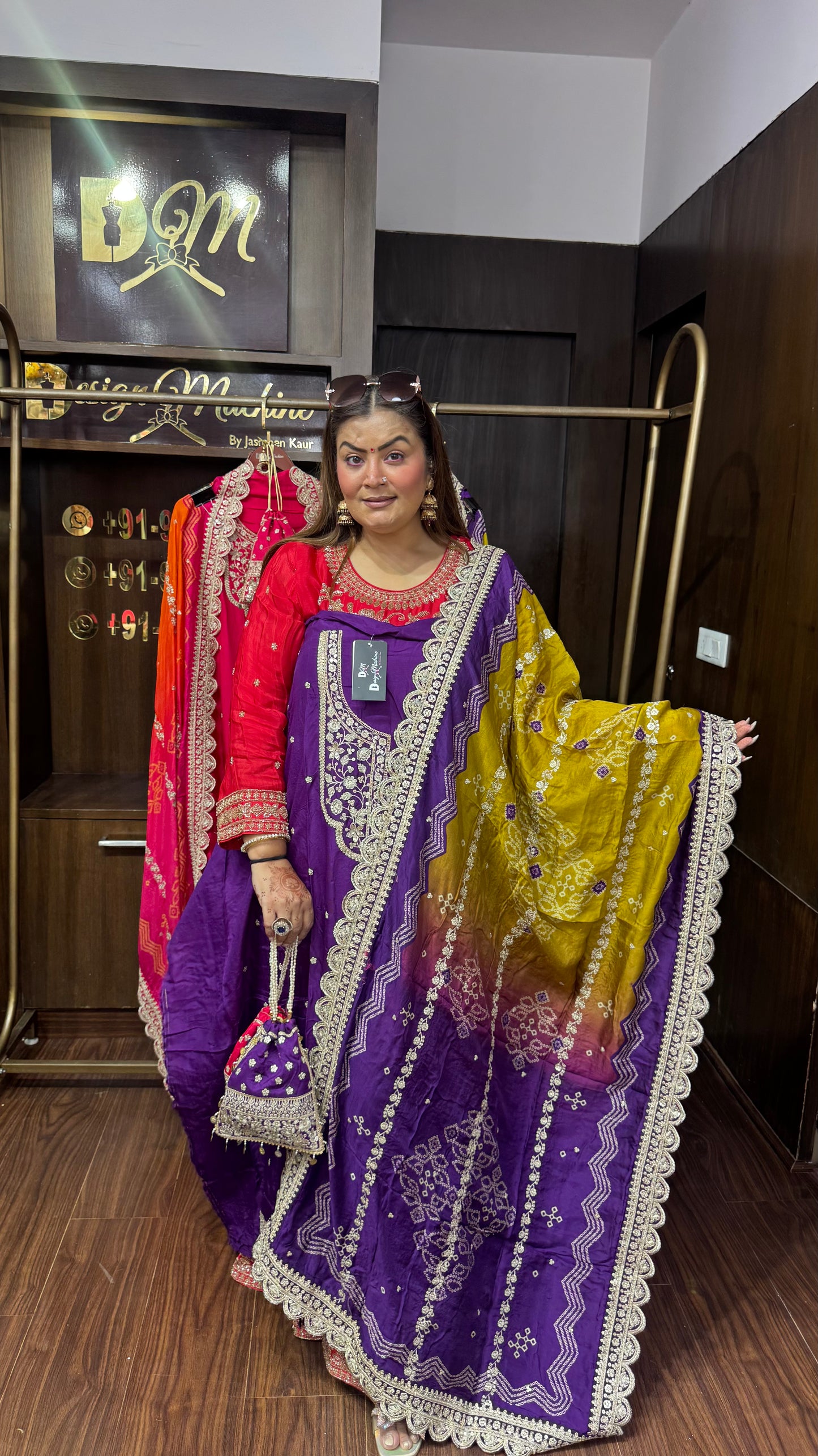 Aavya Pure Chunon Unstitched Suit
