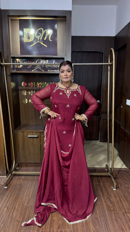 Alesha Pure Georgette Suit