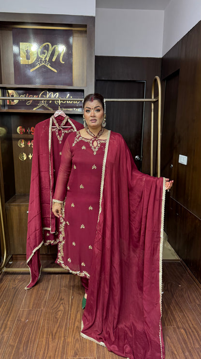 Alesha Pure Georgette Suit