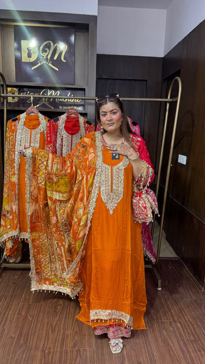 Eshika Pure Georgette Unstitched Suit