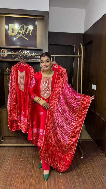 Inara Gajji Silk Suit