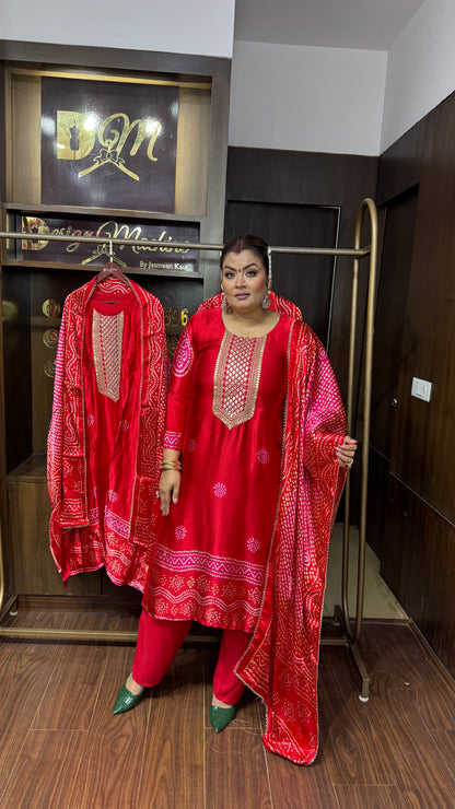 Inara Gajji Silk Suit