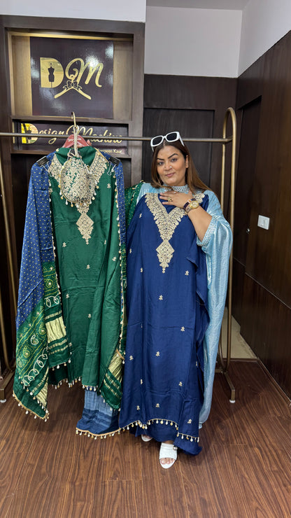 Zyoria (Pure Silk Unstitch Suit)