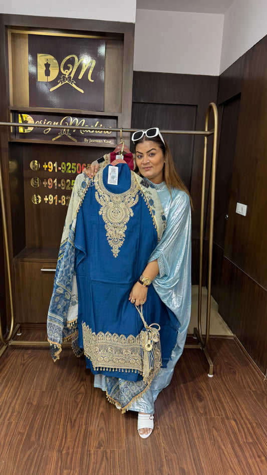 Norelia (Malmal Cotton Unstitch Suit)